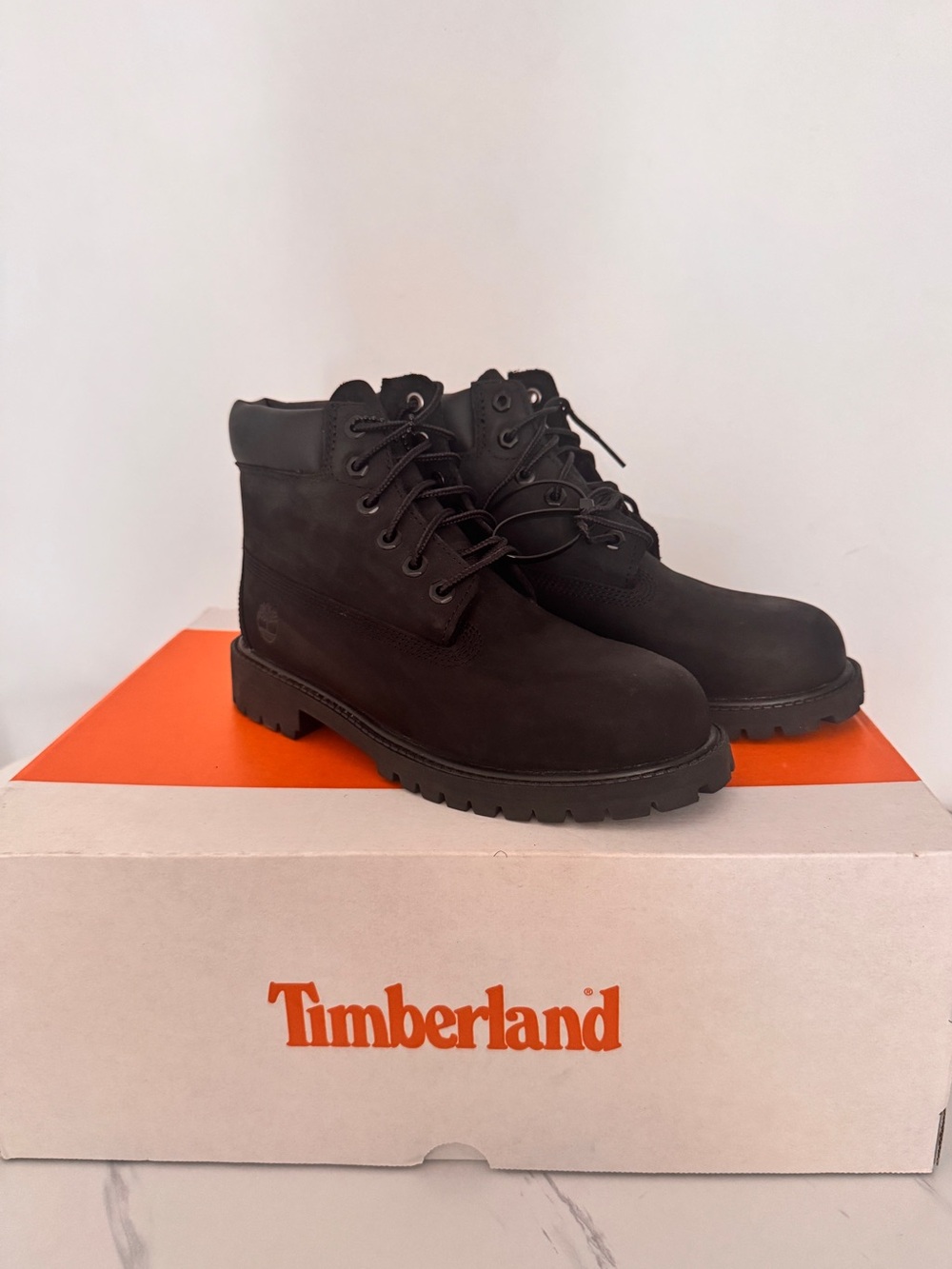 Junior Timberland Black Waterproof Boots